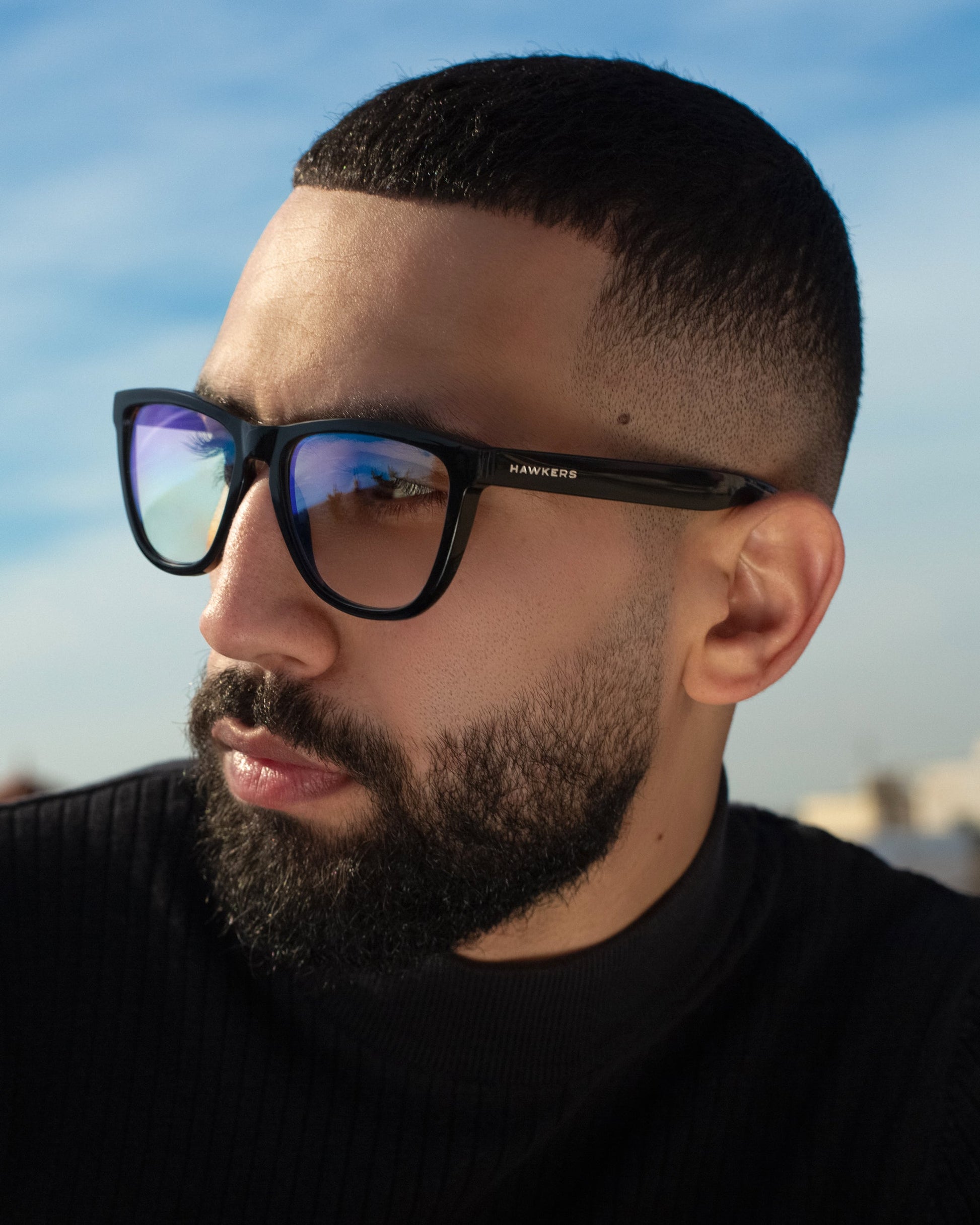 Hawkers One Raw Blue Blocks, Noir Nwadri