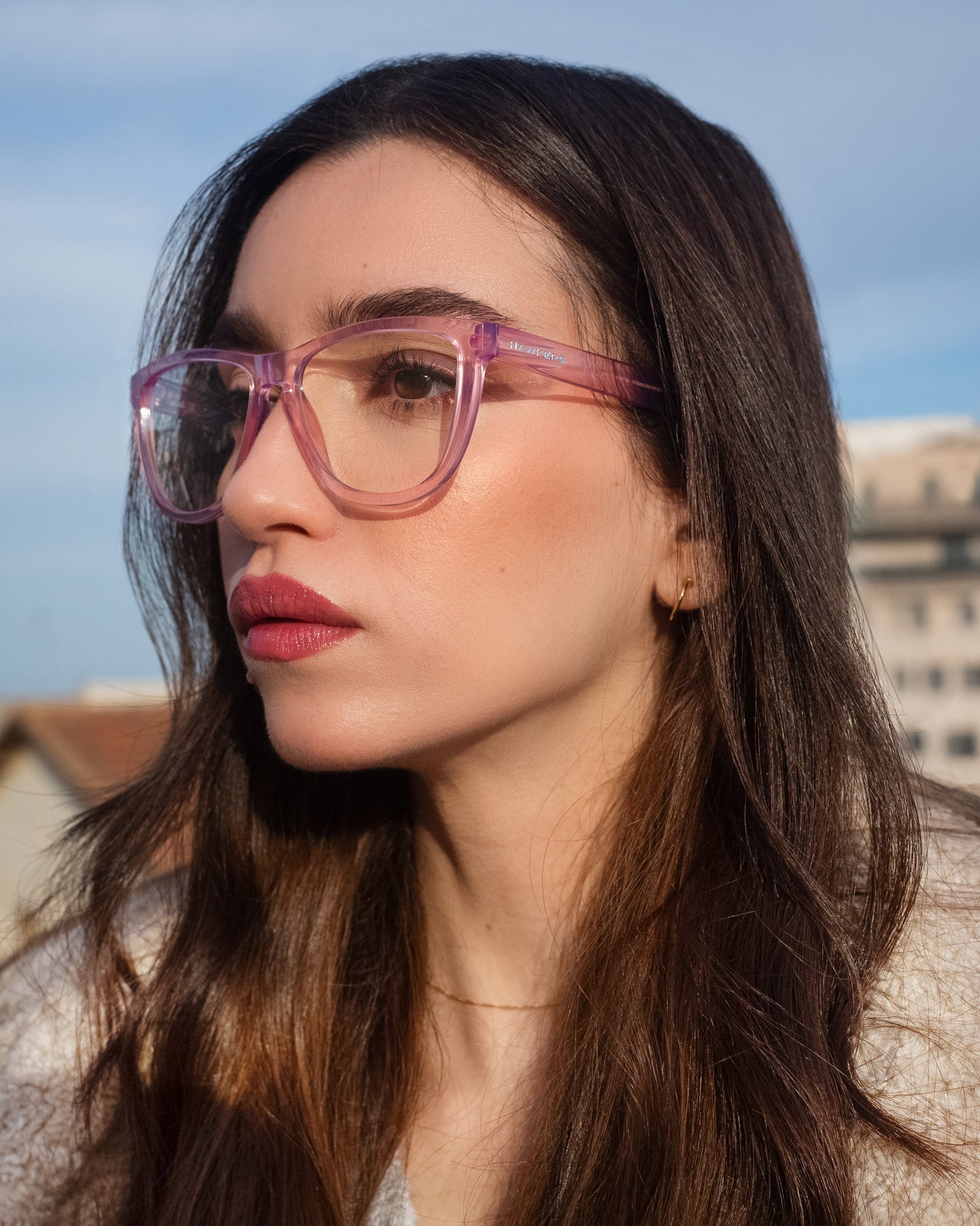 Hawkers One Raw Blue Blocks, Rose Pâle HAWKERS