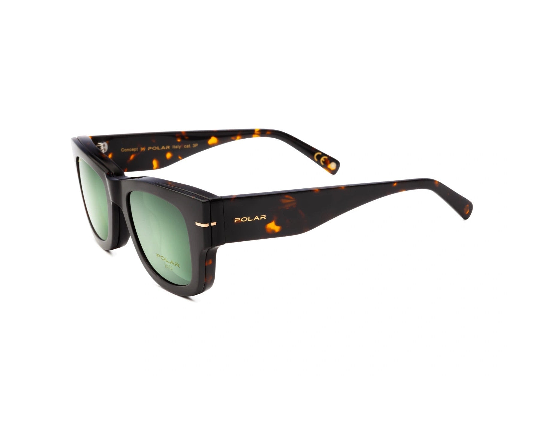 Polar Gold 64 Clip One – Havana / Vert Polar