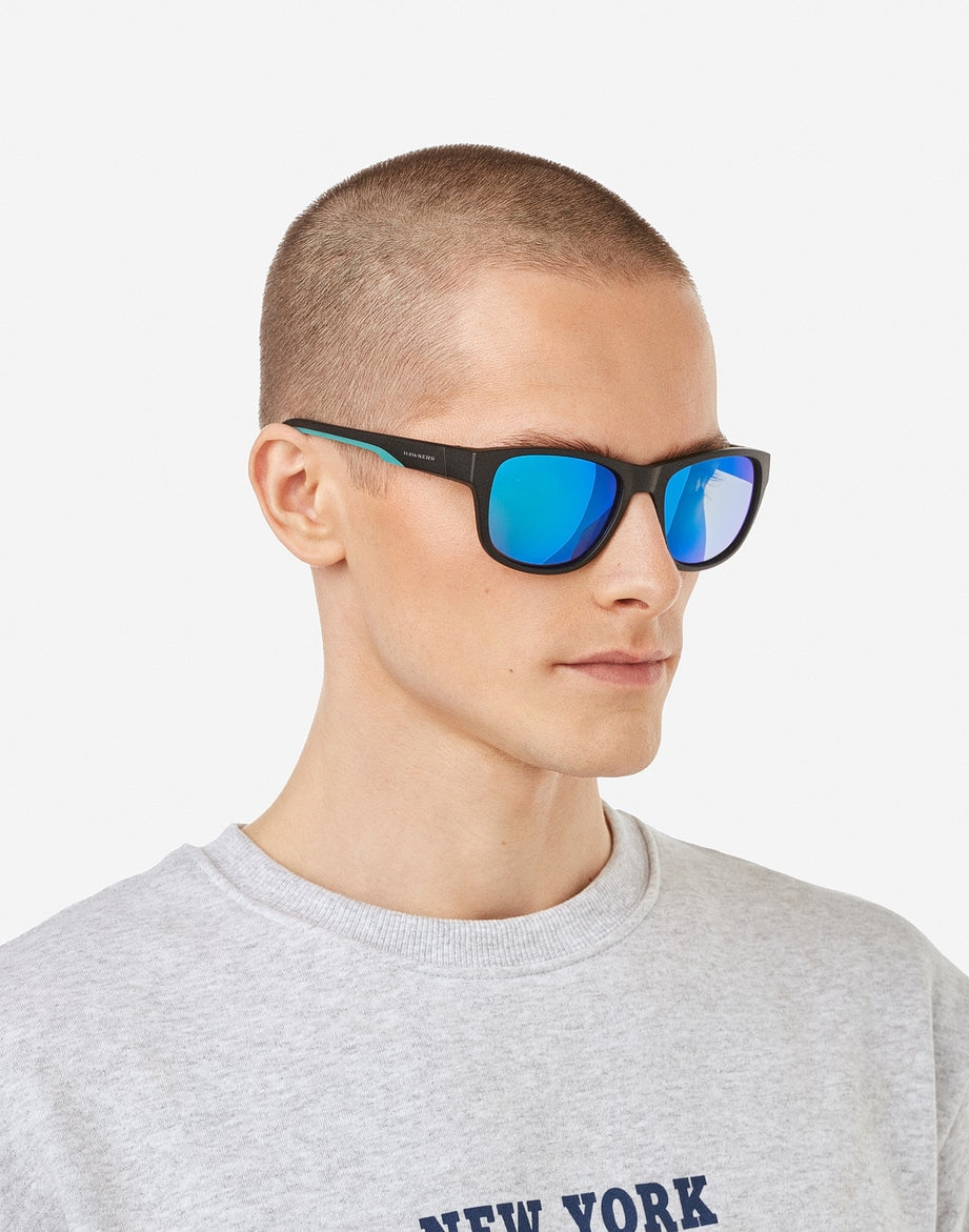 OWENS - POLARIZED BLACK CLEAR BLUE HAWKERS