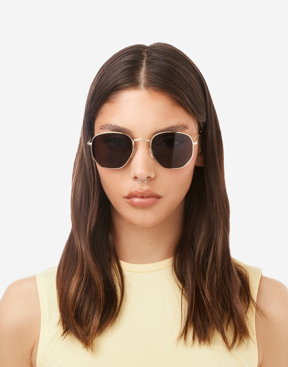 SIXGON DRIVE - POLARIZED  GOLD GREY Nwadri