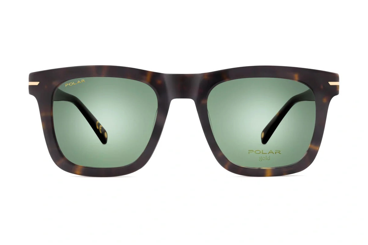 Polar Gold 7018 Clip One – Havana / Vert Polar