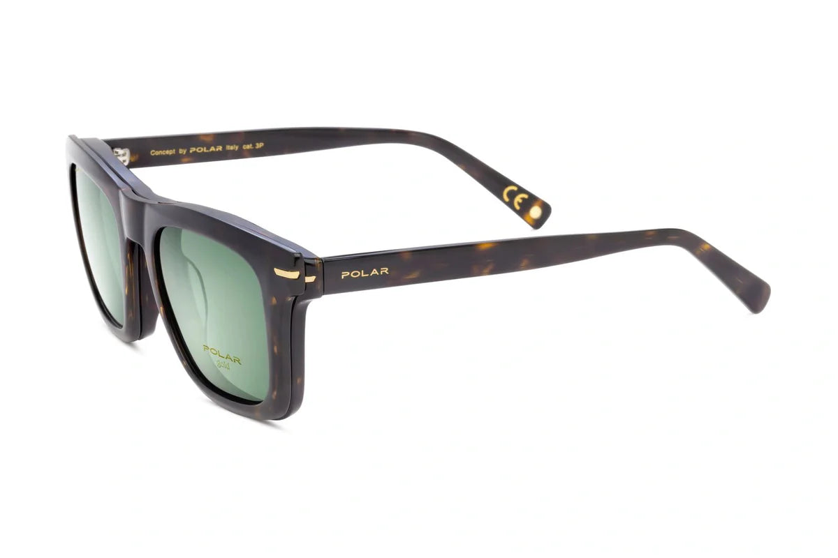 Polar Gold 7018 Clip One – Havana / Vert Polar